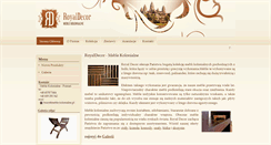 Desktop Screenshot of meble-kolonialne.pl