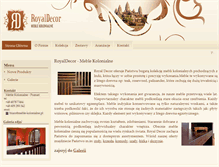 Tablet Screenshot of meble-kolonialne.pl